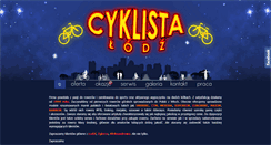 Desktop Screenshot of cyklistalodz.pl
